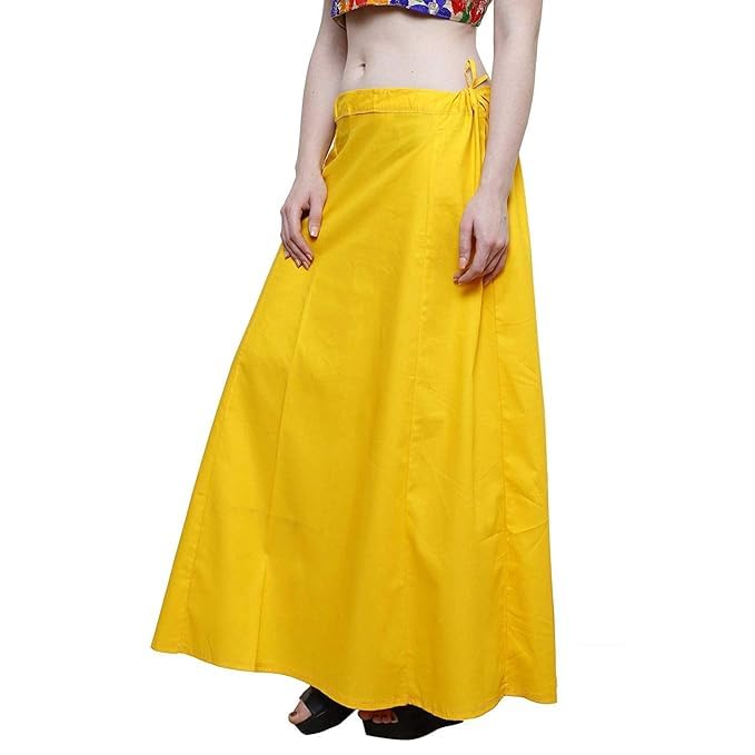 Diya Computer Pure Cotton Petticoat for Saree | Soft Breathable Cotton Saree Petticoat for Women